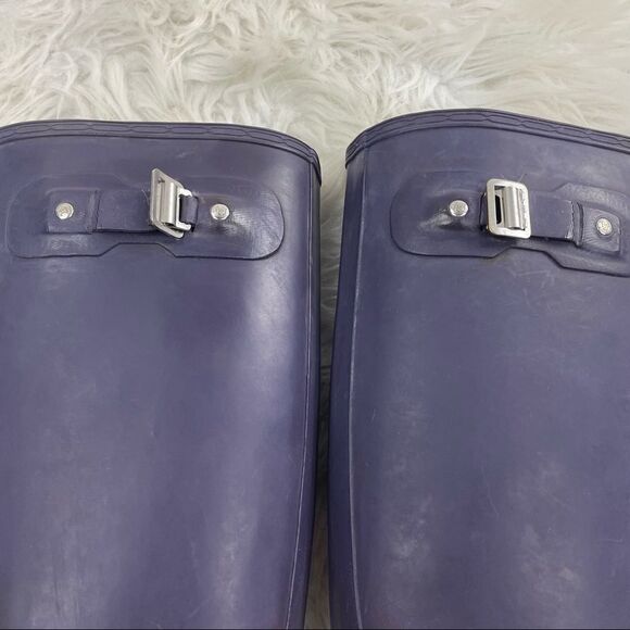 Hunter Original Tall Purple Matte Rain Boots - Picture 15 of 15